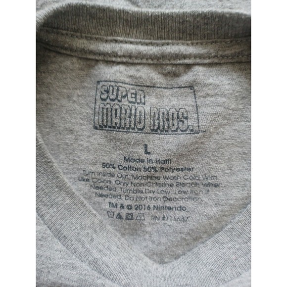 Super Mario Bros. '85 Here We Go old Large T-shirt: vintage Gamer Nintendo - Picture 6 of 6